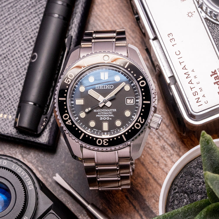 2018 Seiko Marinemaster 300 Black Diver Automatic SBDX017