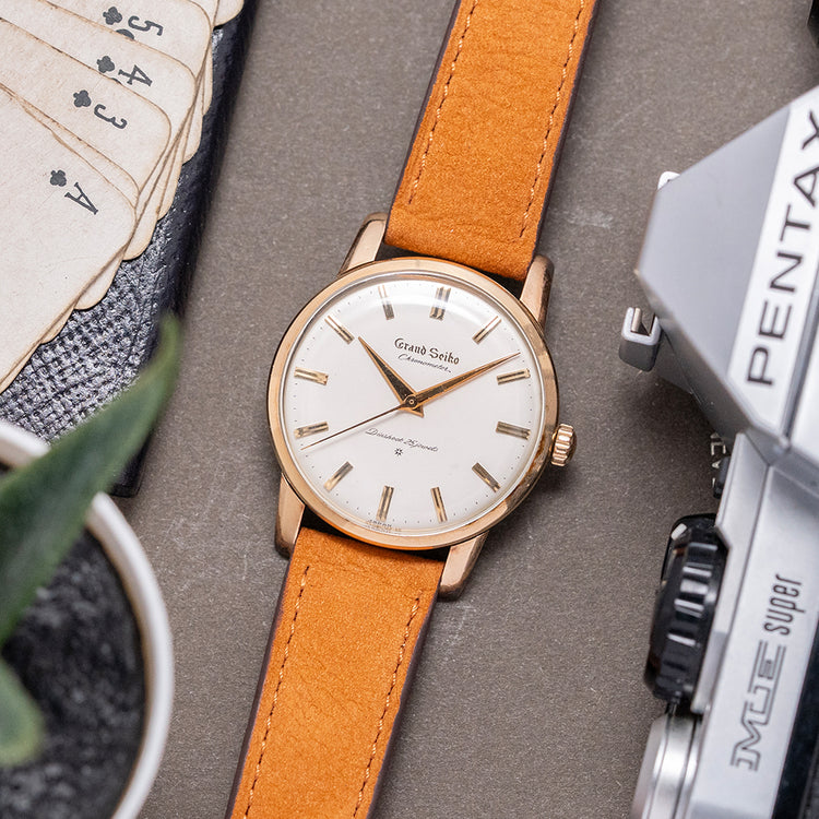 1963 Grand Seiko "First" J14070 14K Gold Filled 'Raised Dial' 35mm