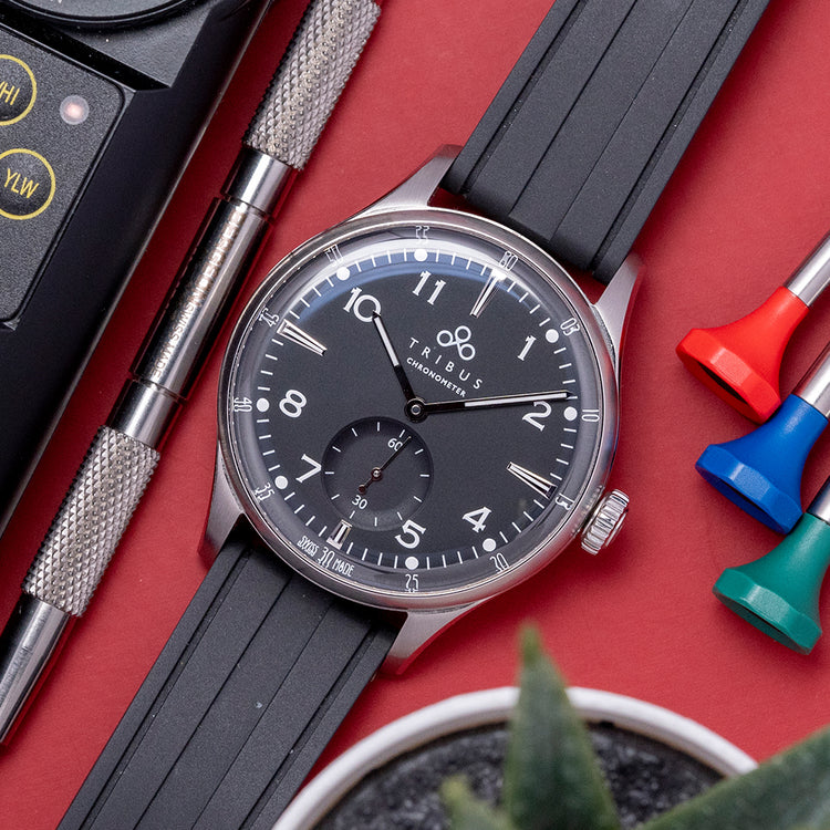 2021 Tribus Chronometer Black Automatic 41mm TRI-01