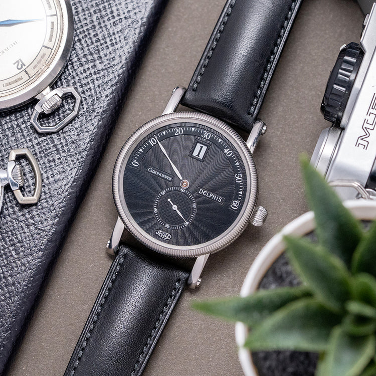 2008 Chronoswiss Delphis Retrograde Jump Hour Black 38mm