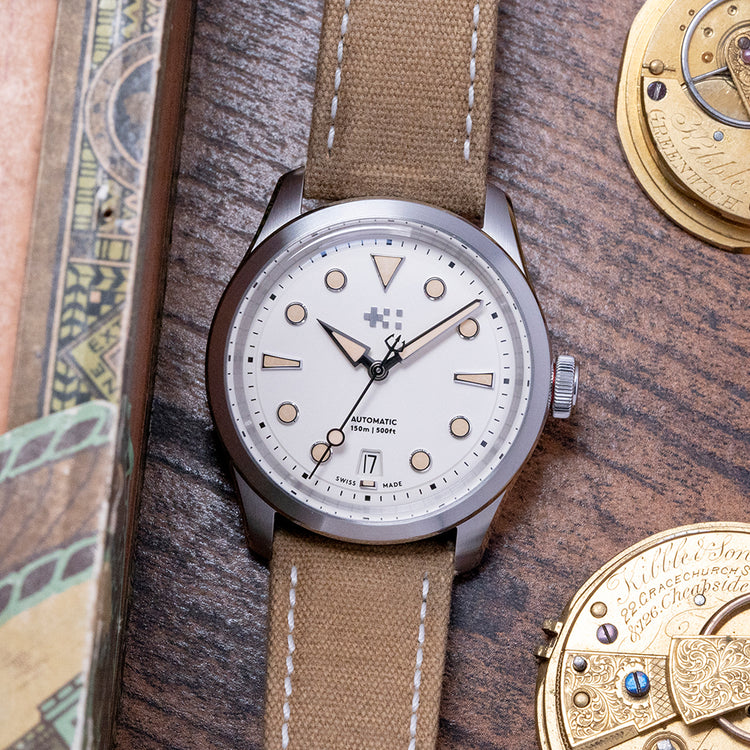 2023 Christopher Ward C65 Dune 38mm on Strap