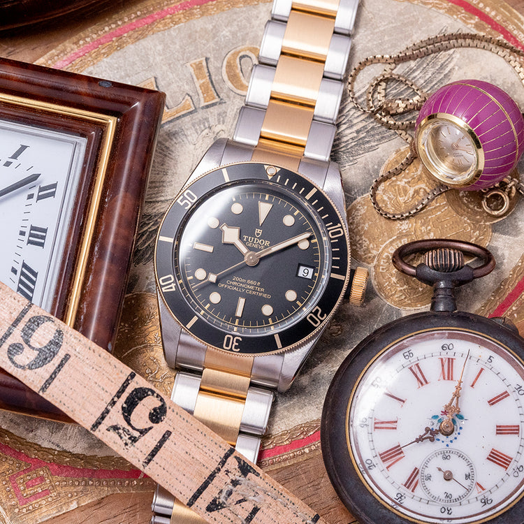 2016/17 Tudor Black Bay Steel & Gold Black 41mm on Bracelet 79733N