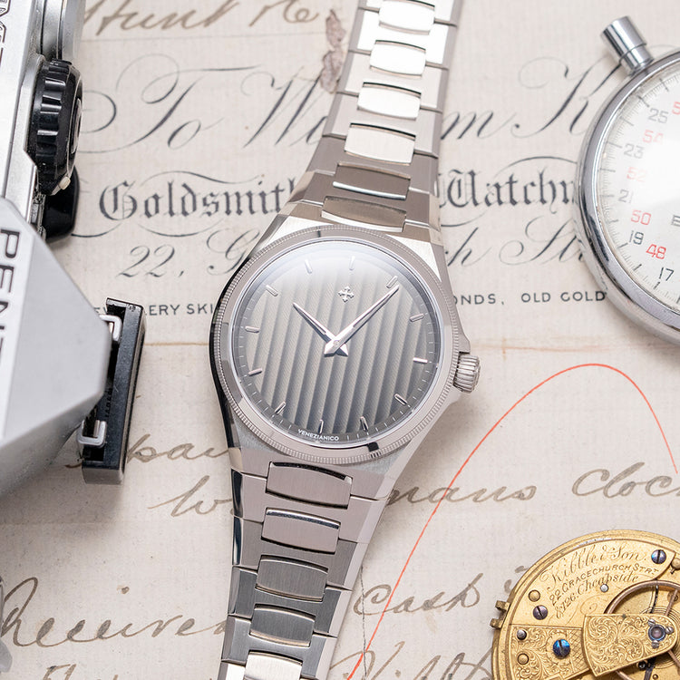 2026 Venezianico Arsenale 40mm Automatic Black/Grey Dial