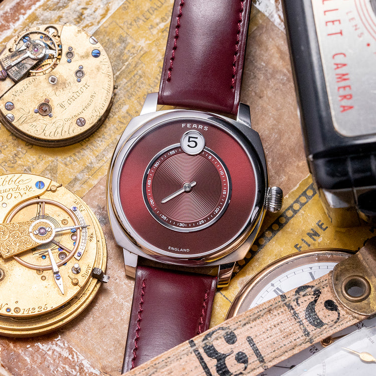 2023 Fears Christopher Ward Alliance 01 Jump Hour Red Dial