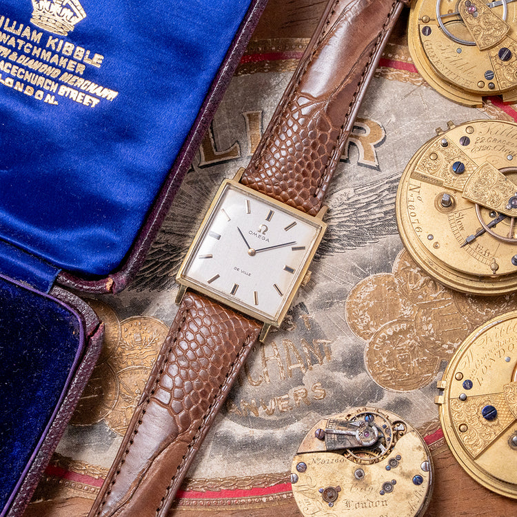 1968 Omega De Ville Square Gold Plated 26mm 111.071