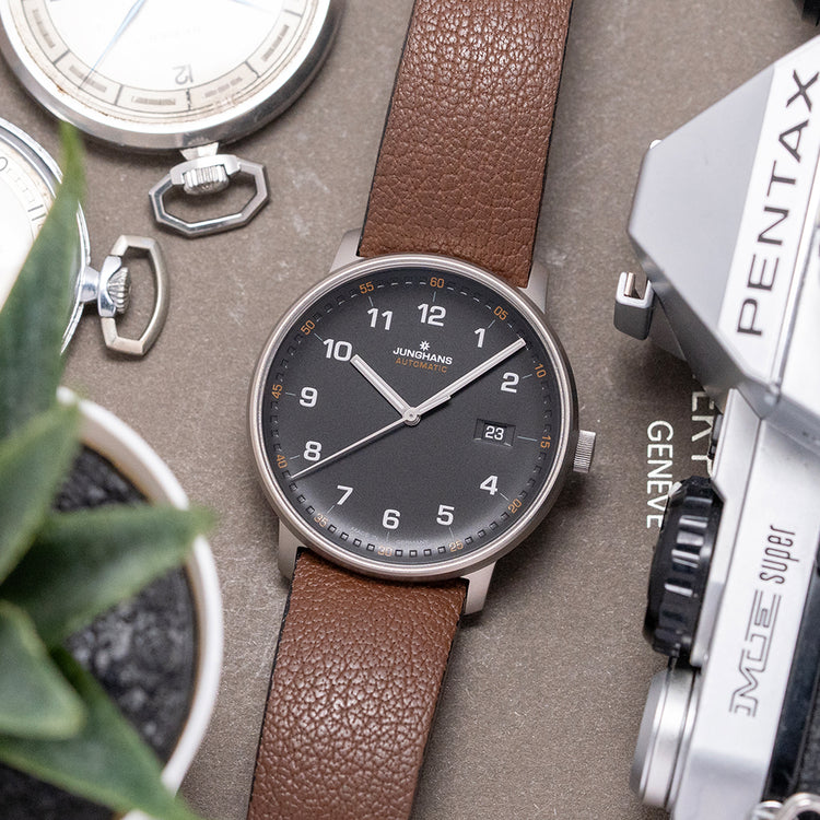 2022 Junghans 'Form A Titan' Black Dial 40mm 027/2002.00