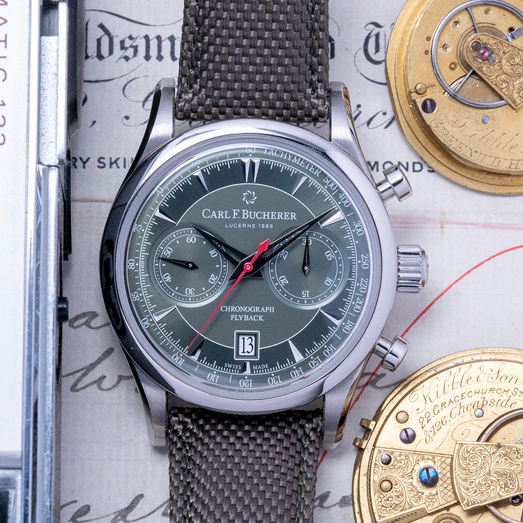 2022 Carl F. Bucherer Manero Flyback Chronograph Green