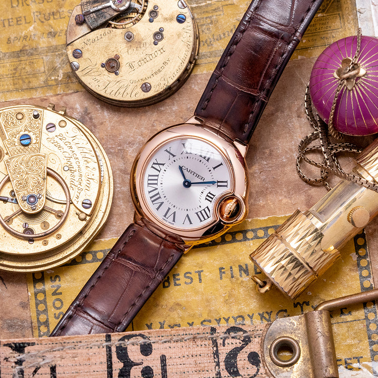 2009 Cartier Ballon Bleu 28mm 18ct Rose Gold Quartz W6900256