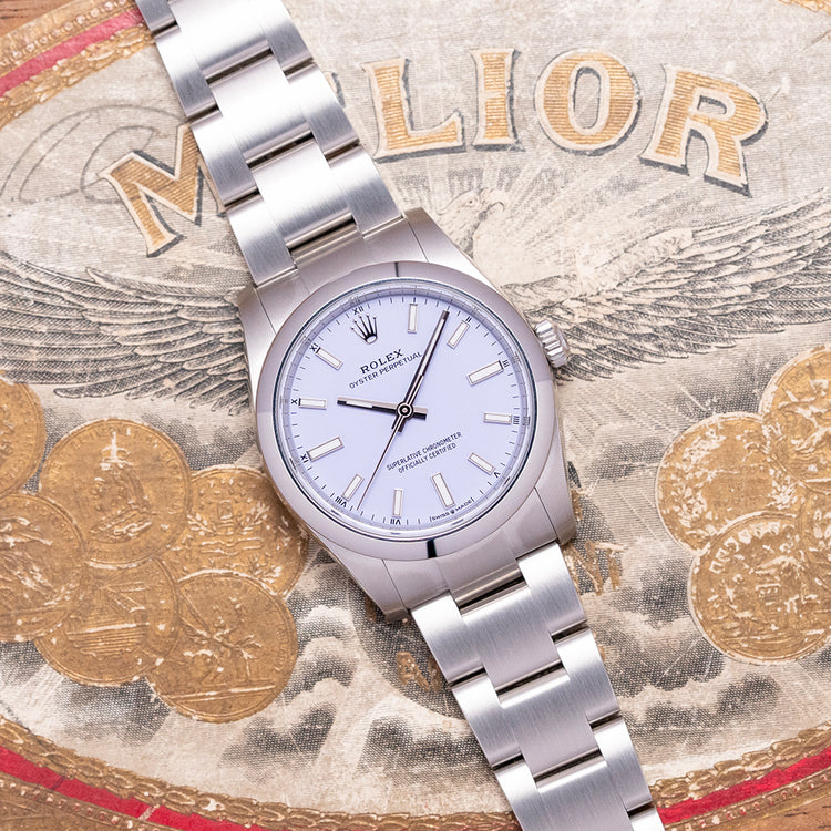 2025 Rolex Oyster Perpetual 34mm 'Lavender' Dial 124200