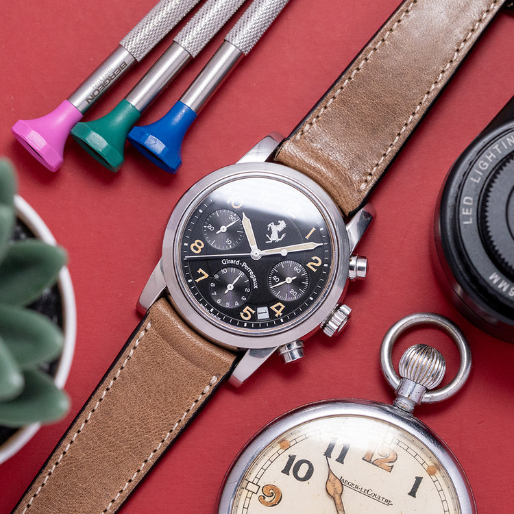 1990s Girard-Perregaux Ferrari Auto Chronograph 38mm 8020