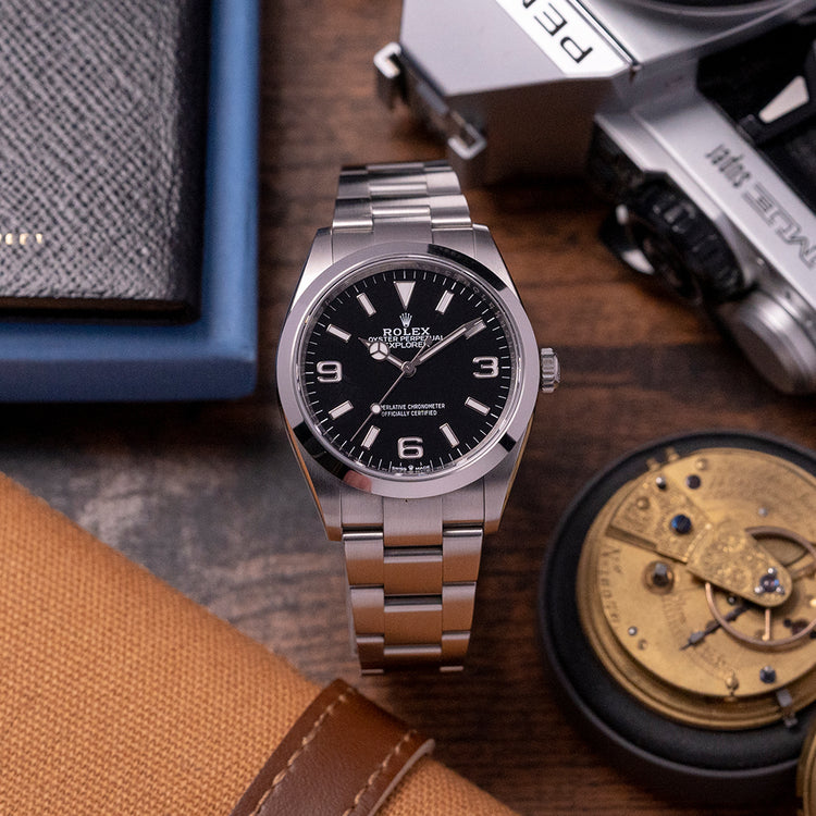 2021 Rolex Explorer 1 36mm 124270 Box & Papers