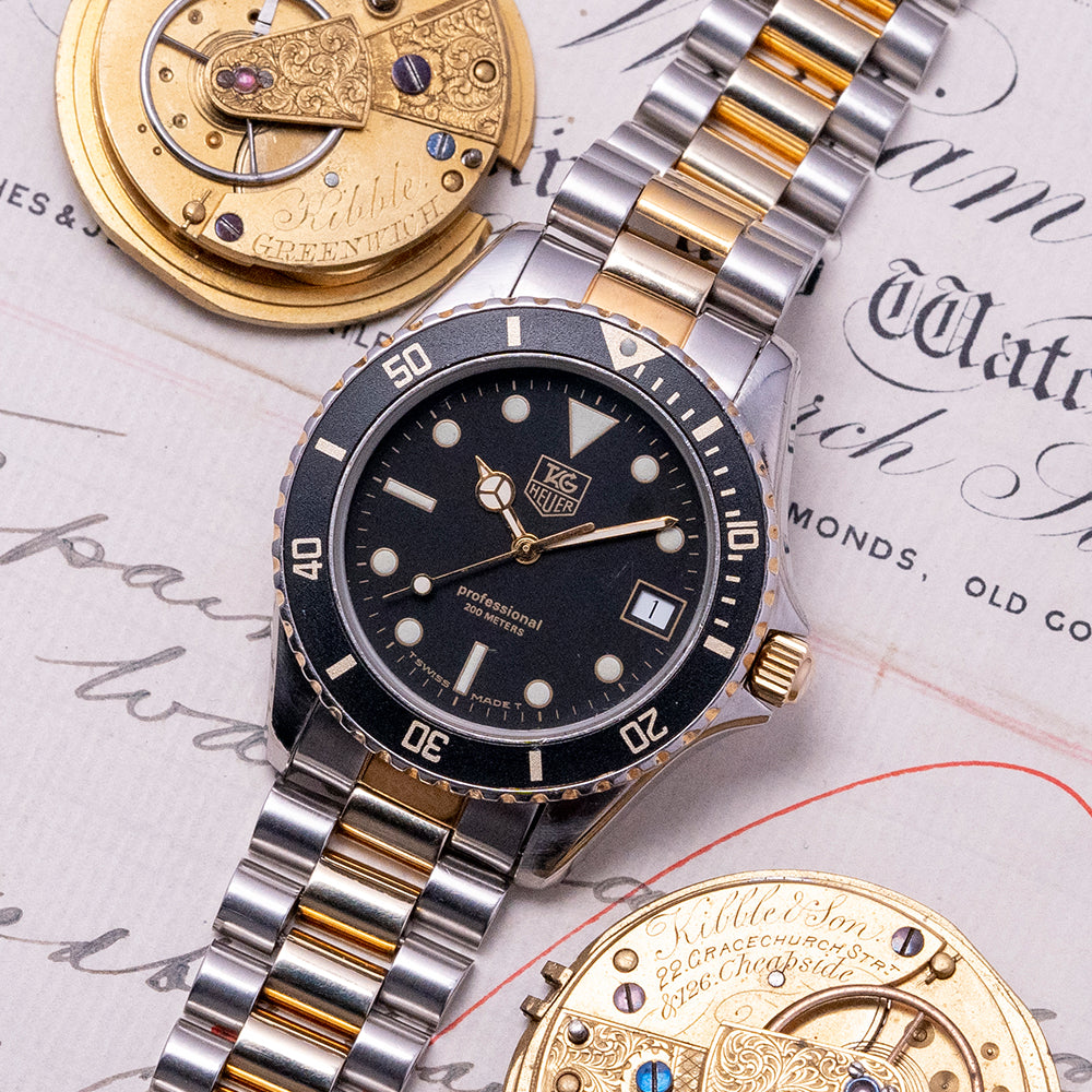 1980s TAG Heuer Professional Diver 