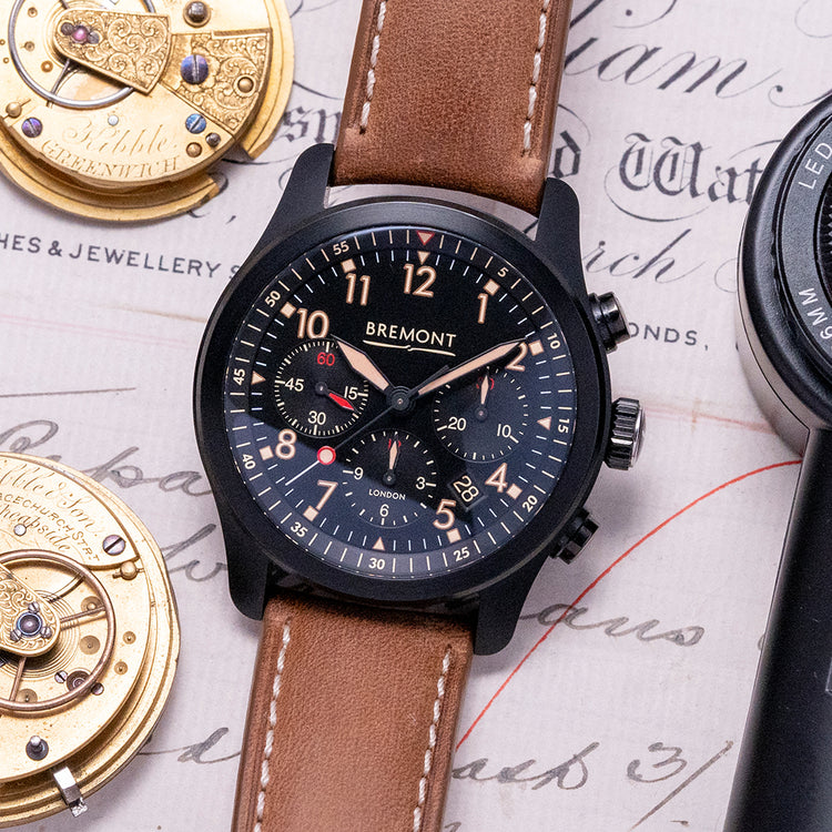 2021 Bremont Pilot Chronograph Black ALT1-P2 JET