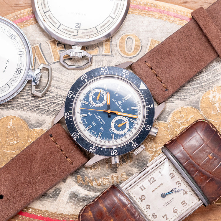 1960s Wakmann Chronograph "Big Boy" Valjoux 236 40mm