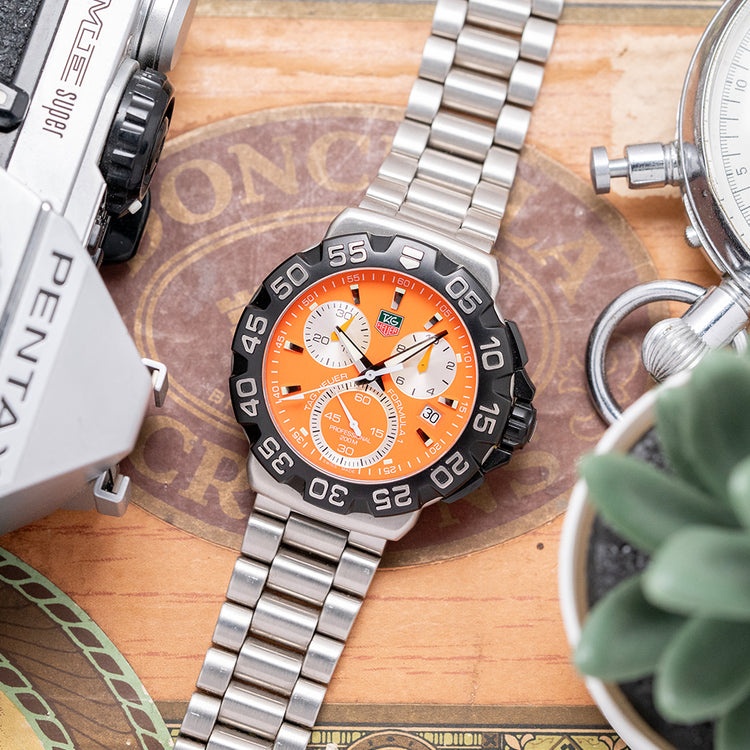 2010s TAG Heuer Formula 1 Chronograph Orange 41mm CAH1113