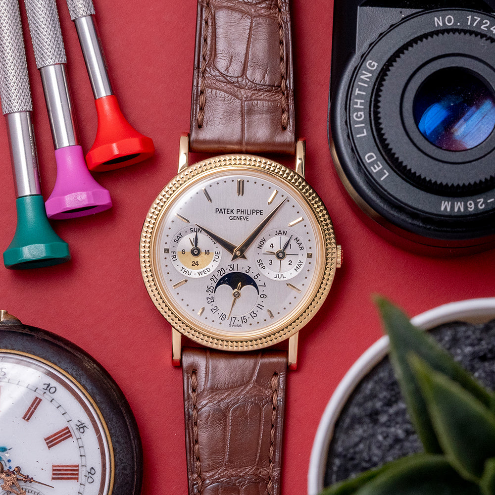 1997 Patek Philippe Perpetual Calendar Yellow Gold 5039J