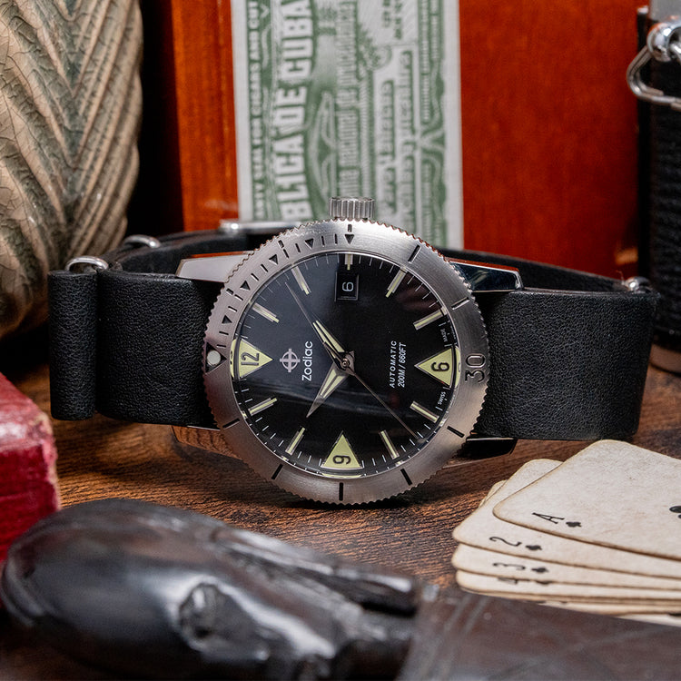 2018 Zodiac Super Sea Wolf 53 Skin Automatic 39.5mm ZO9203