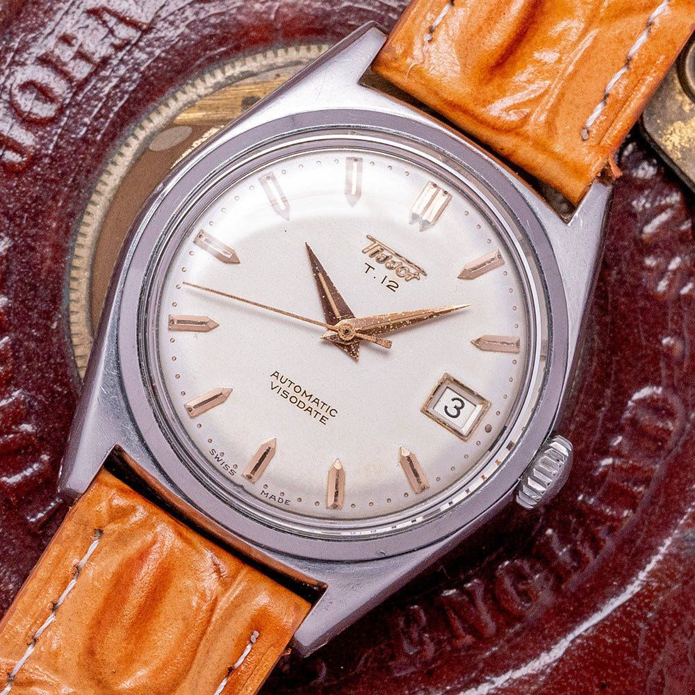 TISSOT T-12 ナビゲーターインナーベゼル デイデイト 自動巻き レトロ 