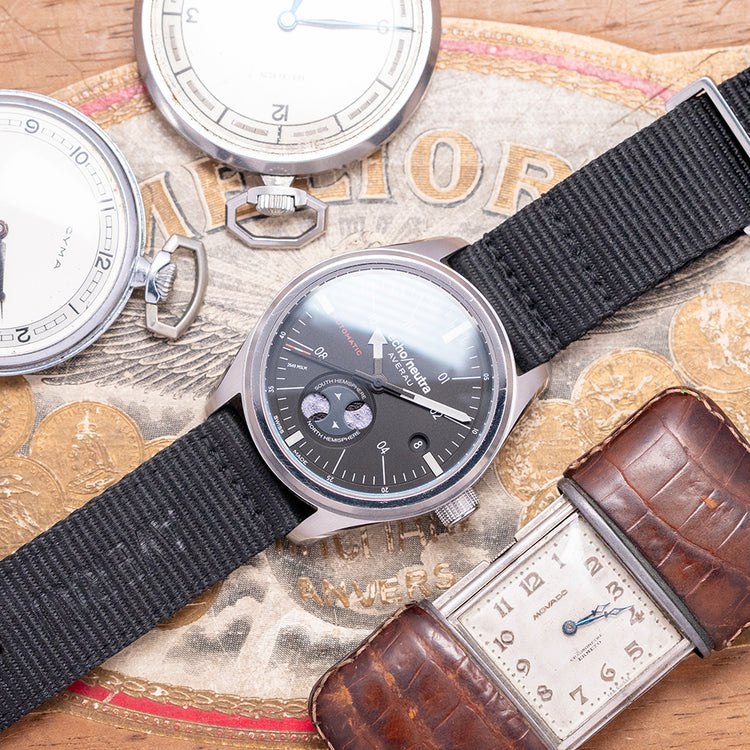 2022 Echo/Neutra Averau 39mm Moon Phase Black