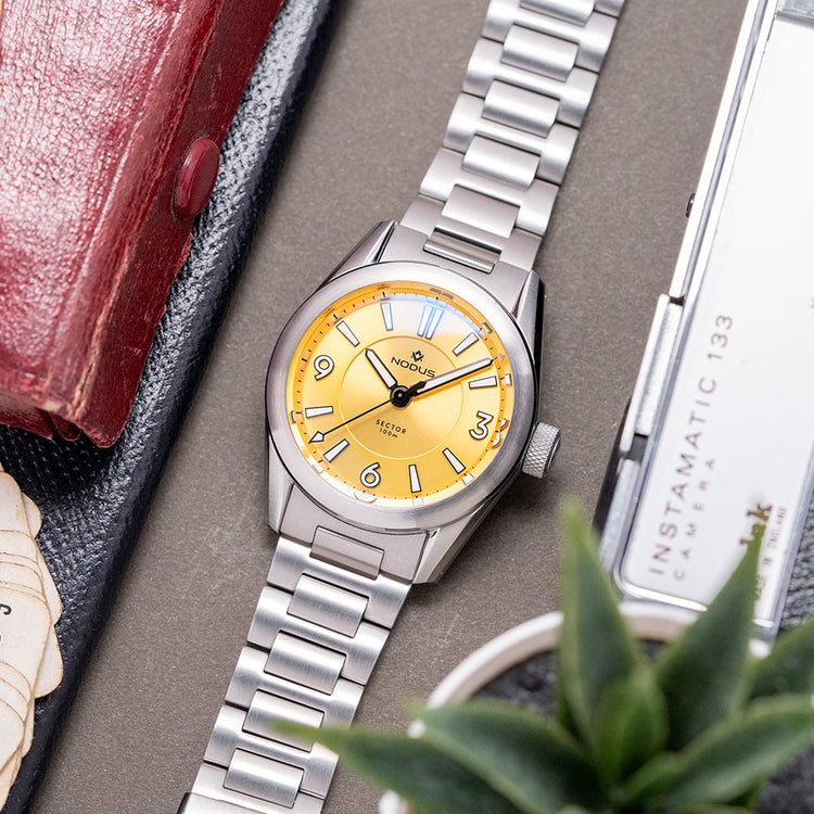 2023 Nodus Sector Sport Yellow Sunburst Dial Automatic 38mm