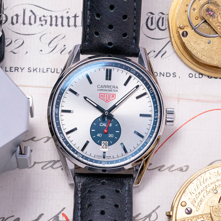 2015 TAG Heuer Carrera Caliber 6 Automatic on Strap