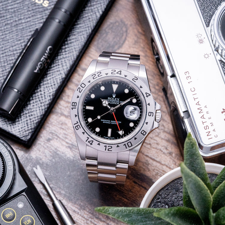 2006/07 Rolex Explorer II Black Dial 16570 on Bracelet