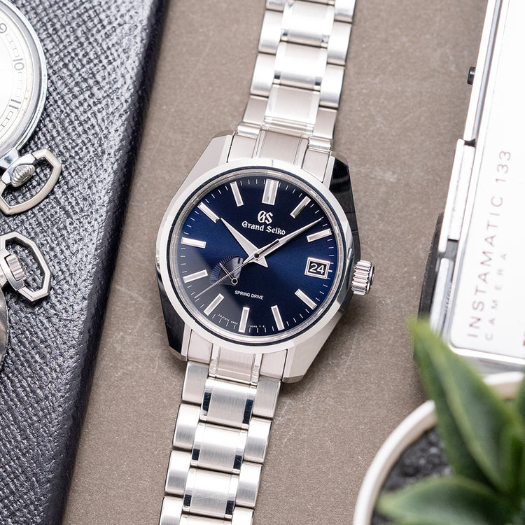 2021 Grand Seiko Heritage Spring Drive Blue 40mm SBGA375