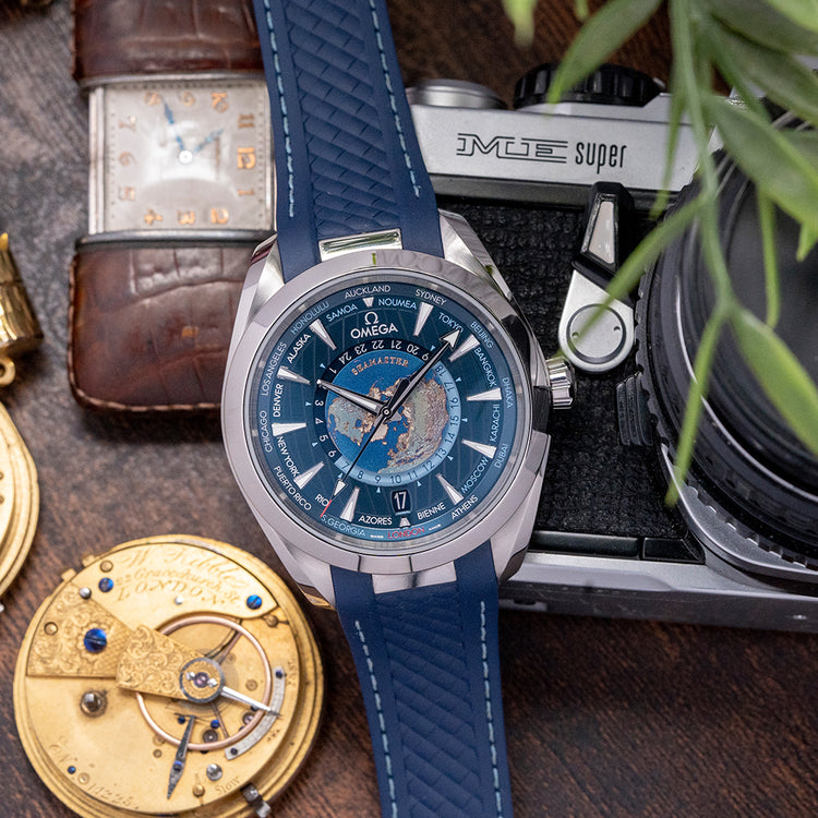 2024 Omega Aqua Terra 150M GMT Worldtimer 43mm 220.12.43.22.03.001