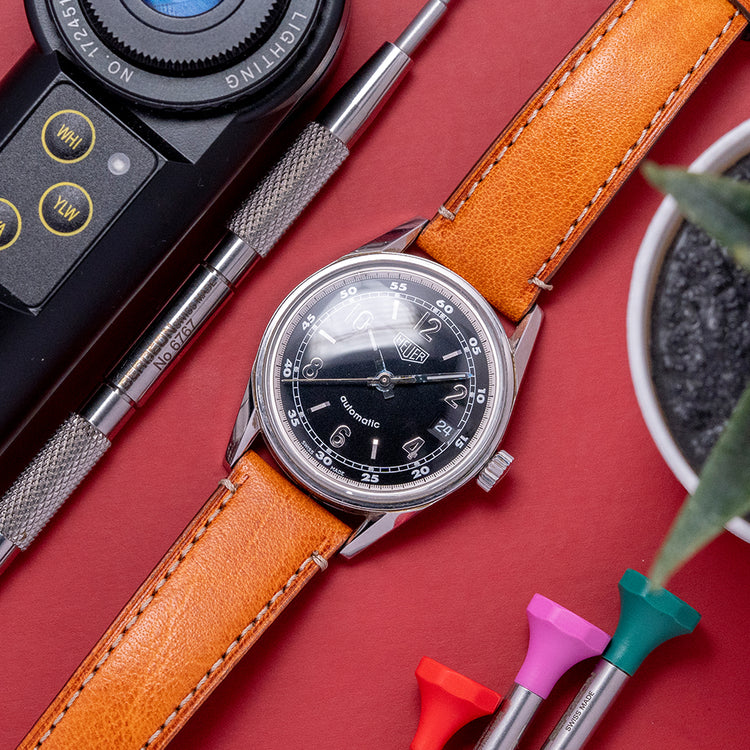 2000s TAG Heuer Carrera Automatic 1964 Re-Edition 35mm WS2111