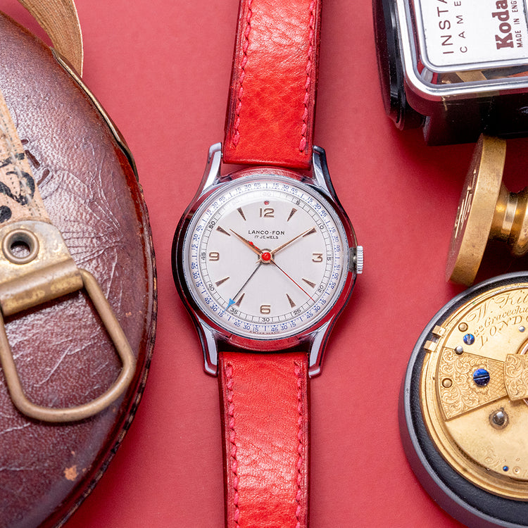 1960s Lanco Lanco-Fon Alarm Fancy Case 36.5mm 1241