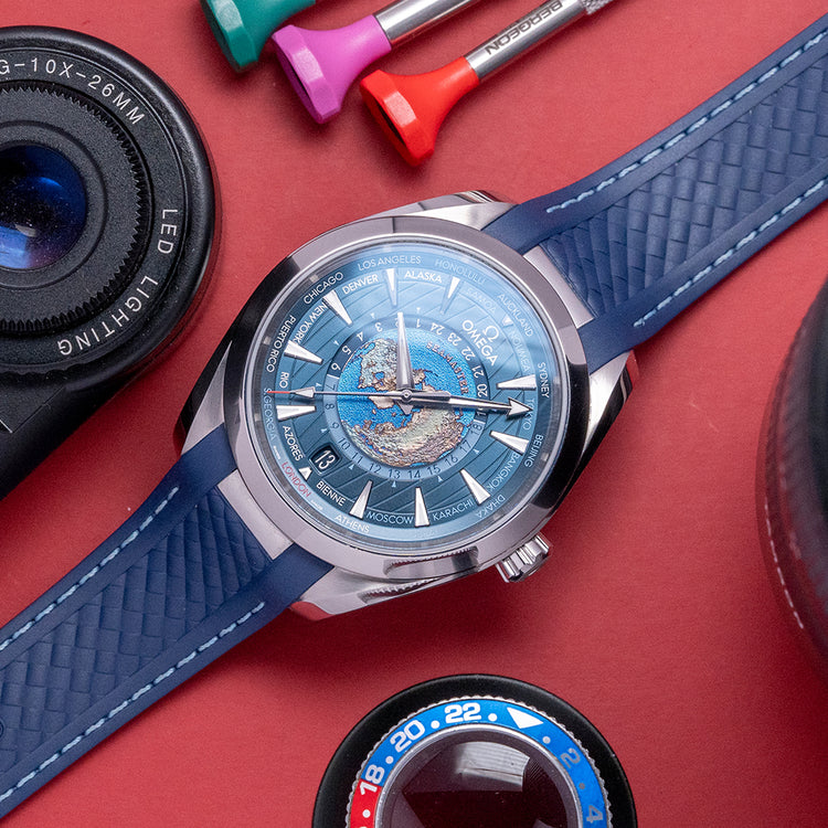 2024 Omega Aqua Terra 150M GMT Worldtimer 43mm 220.12.43.22.03.001