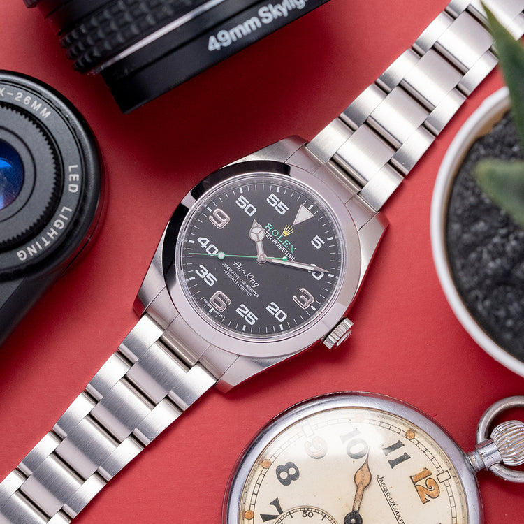 2019 Rolex Air King 40mm Black Dial Discontinued 116900