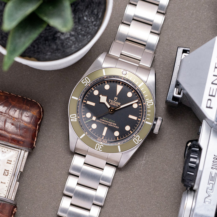 2021 Tudor Black Bay Harrods Green 41mm on Bracelet 79230G