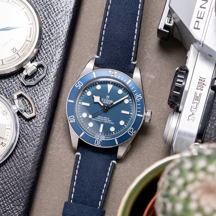 2026 Stickered Tudor Black Bay 58 Blue on Strap 39mm 79030B
