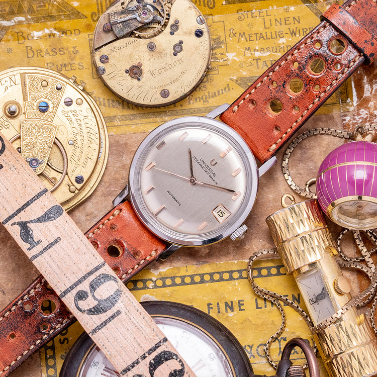 1960s Universal Polerouter Genève Automatic Date 34mm 104604