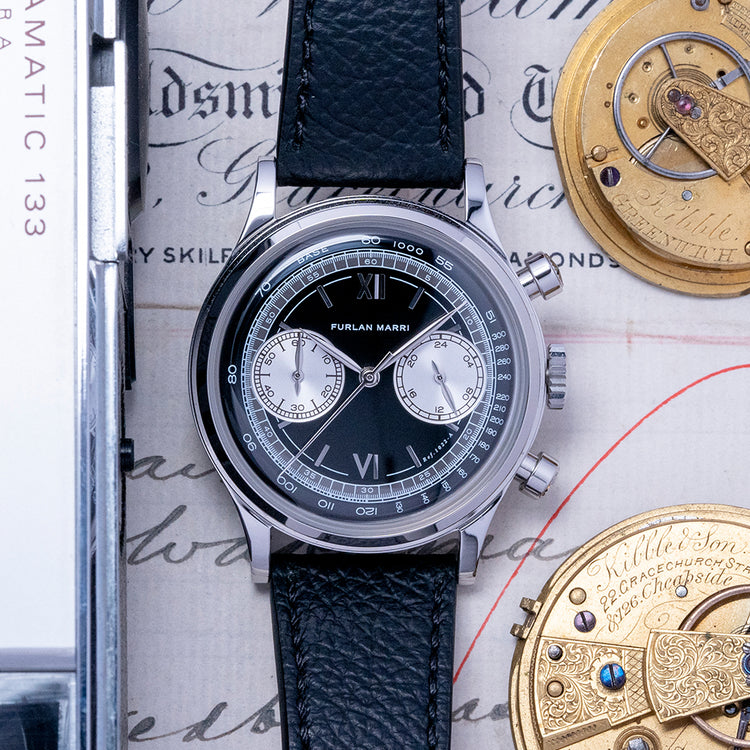 2021 Furlan Marri Laccato Nero Chronograph 1022-A