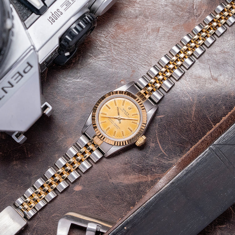 1991 Rolex Oyster Perpetual 26mm Steel & Gold 67193