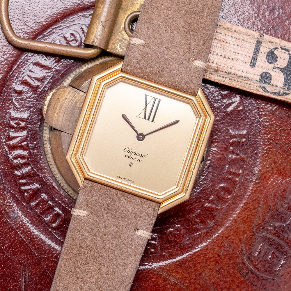 1980s Chopard Geneve Step Case 18ct Gold Dress Watch 2147 – KibbleWatches