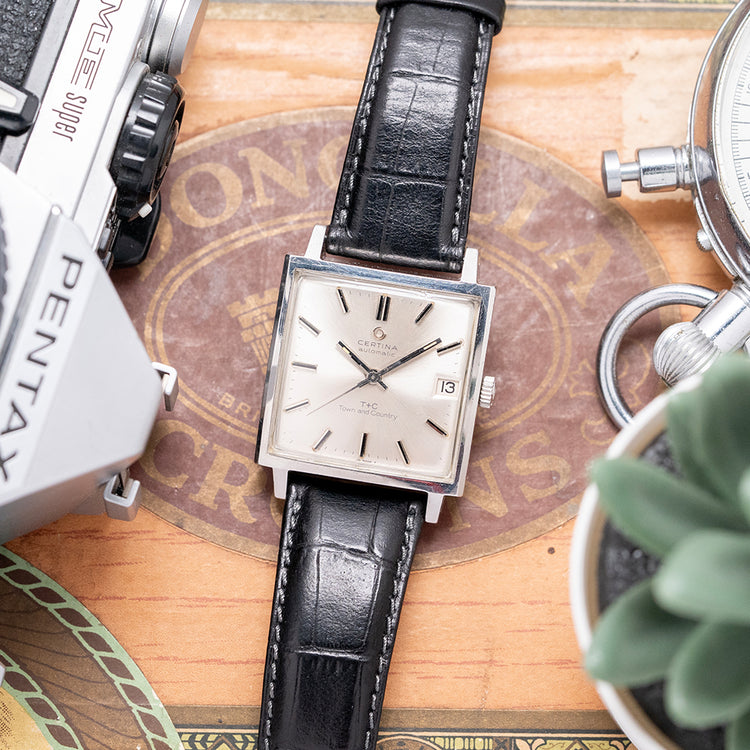 1964 Certina Automatic 'Town and Country' Square 30mm