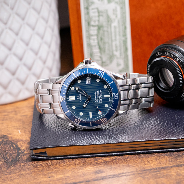 2001 Omega Seamaster Diver 300M Blue Auto 2531.80 41mm