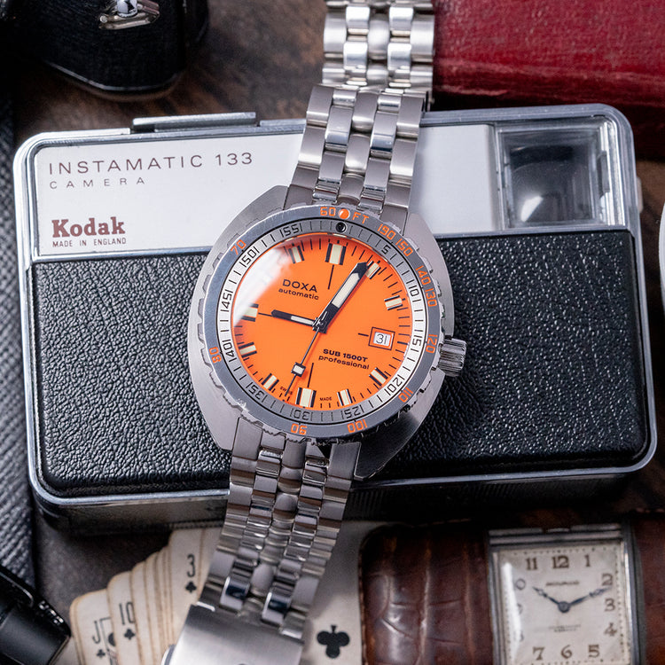 2024 Doxa SUB 1500T Professional Orange 45mm