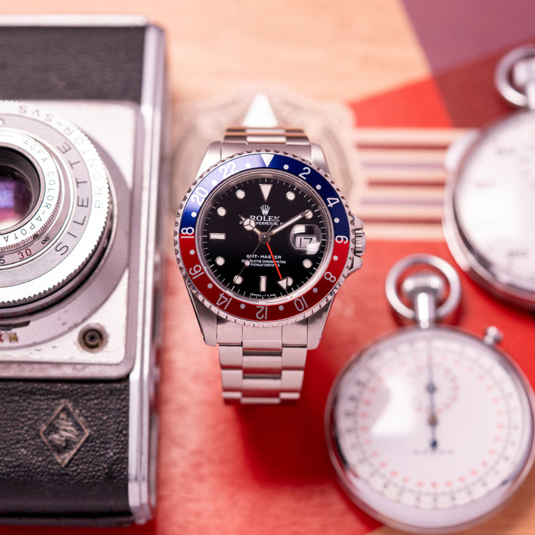 1991 Rolex GMT-Master "Pepsi" 16700 Tritium Dial & Hands