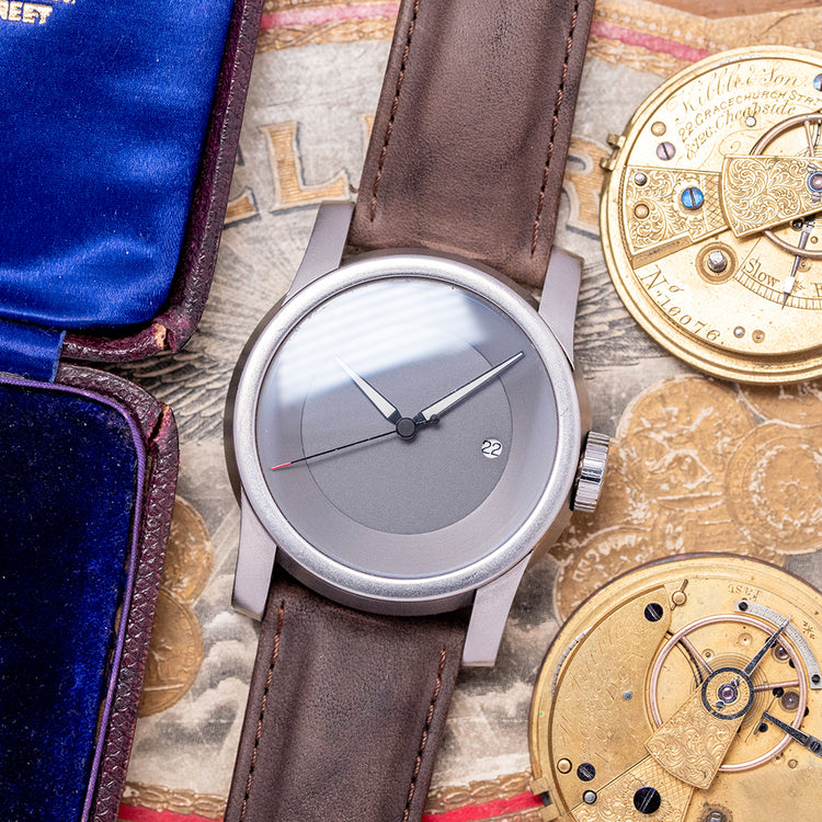 2018 Schofield Signalman Bare Bones Graphite Dial 1 of 1 44mm