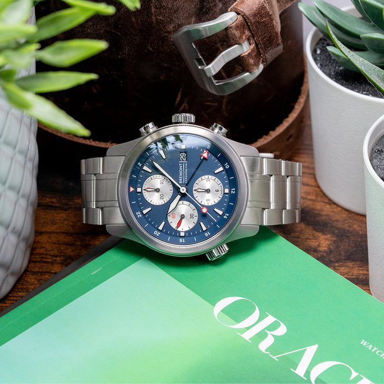 2023 Bremont GMT Chronograph Mr Porter Limited Ed. ALT1-ZT-BL