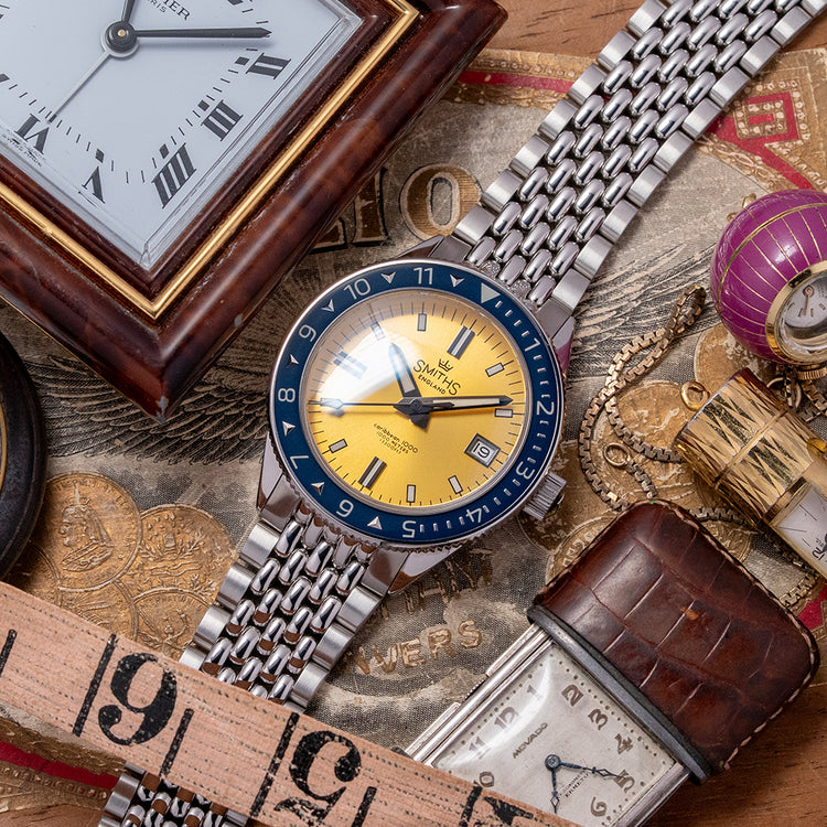 2021 Timefactors Smiths Caribbean 1000 YB Yellow 40mm