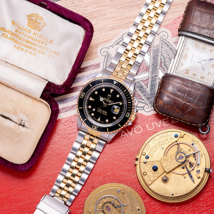 1995 Tudor Prince Oysterdate Mini-Sub Steel & Gold 73091