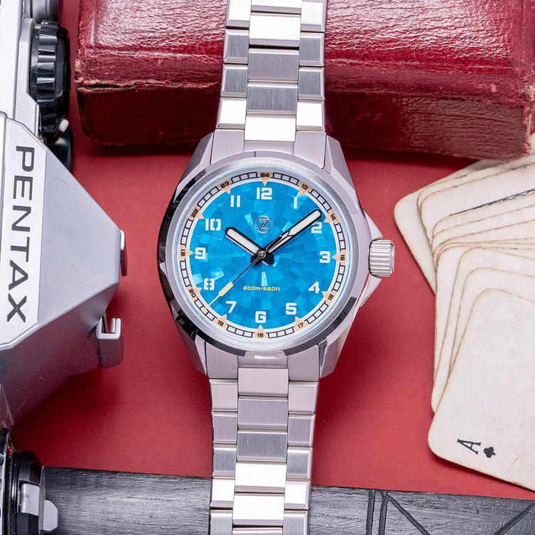 2023 Zelos Swordfish Field 38mm Mosaic Mother of Pearl