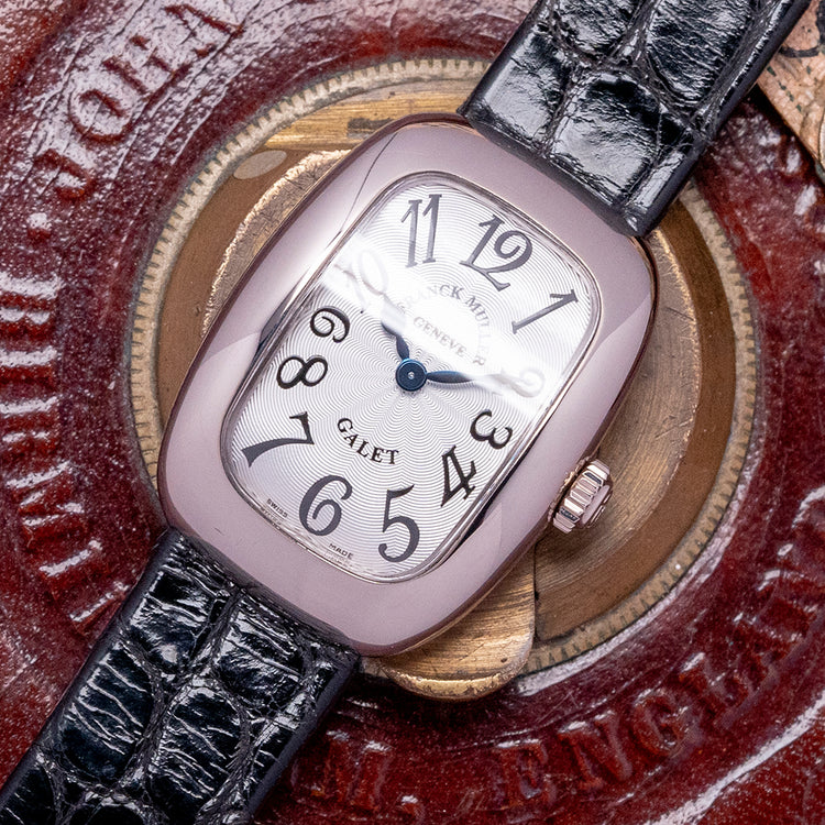 2000s Franck Muller Galet Mini 18ct White Gold Quartz 3002