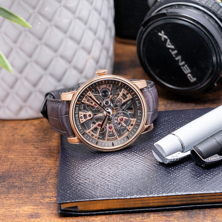 2024 Arnold & Son Nebula 41.5 18ct Red Gold Limited Edition