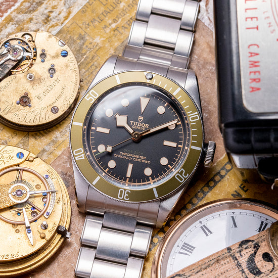 2022 Tudor Black Bay Harrods Green 41mm on Bracelet 79230G